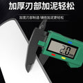 Stainless steel bricklaying knife, bricklayer cutting bricks, thickened double-sided splitting knife, construction site house covering tool, brick breaking tool, tile knife