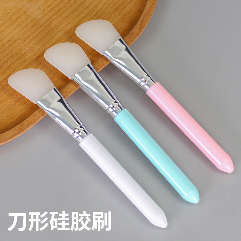 Mask silicone brush knife type soft head mask brush mask adjustment tool beauty brush mask silicone brush individually packaged