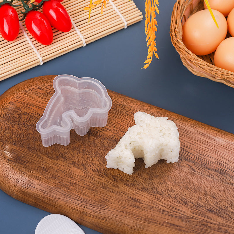 Multi-layer rice ball mold heart shape diy military ship sushi mold baking tool multi-layer sushi supplementary food bento tool