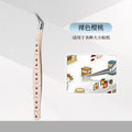 New arrival hand account tweezers suitdiy landscaping stickers high precision false eyelashes tweezers pointed clip tool gold feather clip