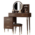 new chinoiserie modern dressing table bedroom casual makeup table with light storage cabinet all-in-one new makeup cabinet