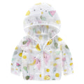 Summer kids' sun protection clothing, boys' and girls' outdoor outerwear, baby beach sunscreen hoodie, air conditioning shirt - dropshipping available