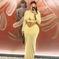 Fashion style insexport hip-covering elegant pleated stylish skirt suitcut outcrop toppure colorv necktwo-piece set women's clothing