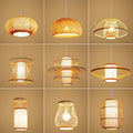 Lantern bamboo art chandelier bar b&b tea room hot pot restaurant restaurant casual japanese restaurant bamboo dining room lighting