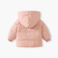 Children's fall and winter outerwear  new fashion baby boys and girls warm tops winter outdoor fleece-lined hooded cotton jackets
