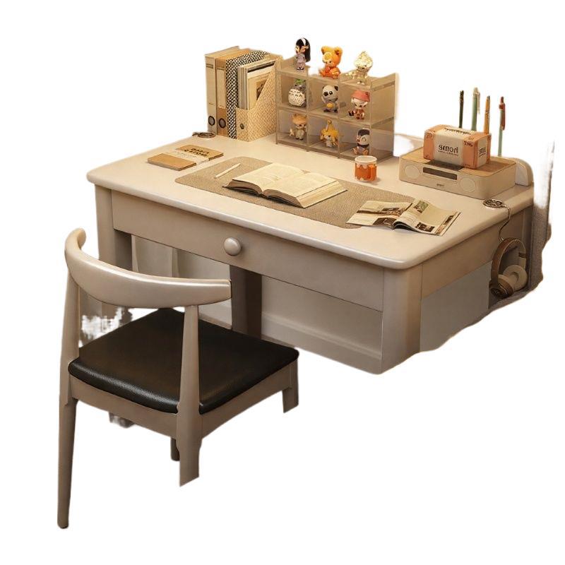 Solid wood desk home office desk 70/80/90cm writing desk bedroom student study table small apartment computer desk