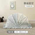 Baby mosquito net canopy - full coverage, foldable, universal fit for cribs
