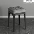 Stackable dining table and stool, modern casual bar back chair, for home scandinavian plastic dining chair, soft bag makeup stool