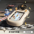 Racing adventure: kids' steering wheel electric desktop game console - avoidance simulation driving educational toy