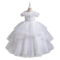 Yimingzhi performance piano kids birthday dress children's dress first birthday princess dress cross-border exclusive