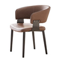 Source factory personalized italian accessible luxury backrest dining chair manufacturer wholesale restaurant scandinavian modern casual backrest chair