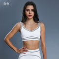 High-impact, shock-absorbing sports bra for women, designed to minimize side boob, featuring a deep u-back design for a beautiful silhouette. this barely-there, skin-friendly fitness yoga bra is perfect for your workout. model d25128