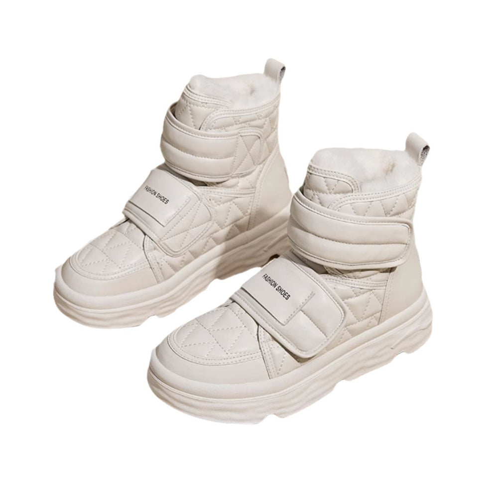Trendy snow boots for women - new 2026 winter collection: fleece-lined, waterproof, non-slip, extra thick, warm, northeast china-style cotton boots