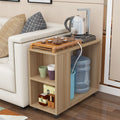 Casualmovable small coffee table tea table tea table for home small table bucket storage rack living room side table kung fu tea table