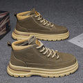 Men's spring new arrivals: british retro mid-cut martin boots, men's casual work shoes, trendy low-top ankle boots, leather shoes