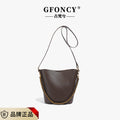 High-end minimalist bucket bag, large capacity commuter bag, fashionable and versatile chain shoulder bag, new autumn/winter crossbody bag