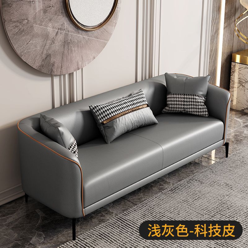 Sofa small apartment rental house living room simple modern apartment popular double slot three slot technology cloth small sofa