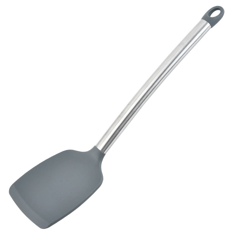 Cross-border, silicone kitchen utensils full set of baking cooking non-stick pans, household kitchen tools spoon shovel set 10-piece set