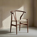 Nordic solid wood dining chair wabi-sabi armchair y chair casual reception negotiation restaurant hotel coffee backrest study