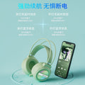 Over-ear bluetooth wireless tri-mode 2.4g gaming headset with noise cancellation and rgb lighting for mobile phones and tablets