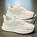 2025 men's new spring breathable hollow-out mesh casual shoes - versatile, height-increasing, running & athletic trendy sneakers for teens