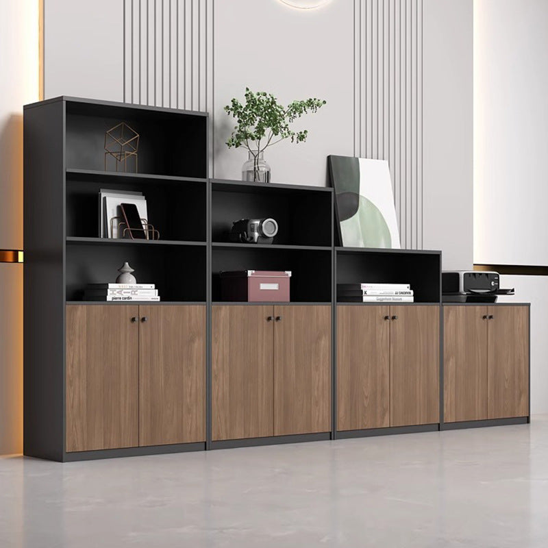 Modern wooden file cabinet office partition low cabinet combination wall-mounted office cabinet with lock storage cabinet office cabinet