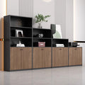 Modern wooden file cabinet office partition low cabinet combination wall-mounted office cabinet with lock storage cabinet office cabinet