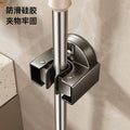 Suction cup mop holder wall hanging clip punch-free bathroom mop hanging broom storage hook wall holder handy gadget