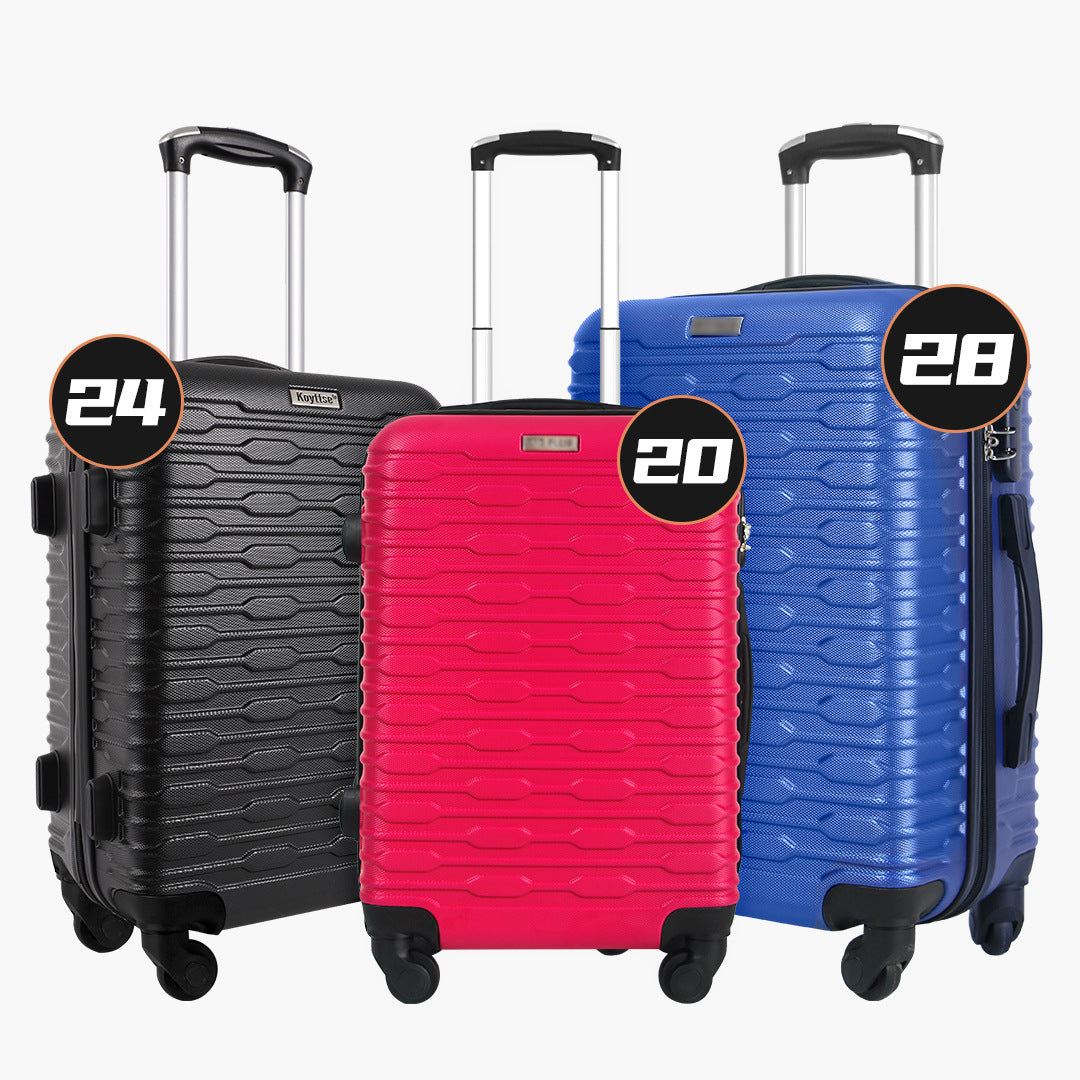 Cross-border special supply of ABS set trolley case, gift travel password box, waterproof and strong universal wheel boarding case factory