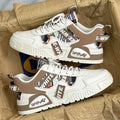 Men's white sneakers - spring/autumn breathable 2025 new trendy brand chunky sole athletic casual skate shoes - niche versatile streetwear footwear