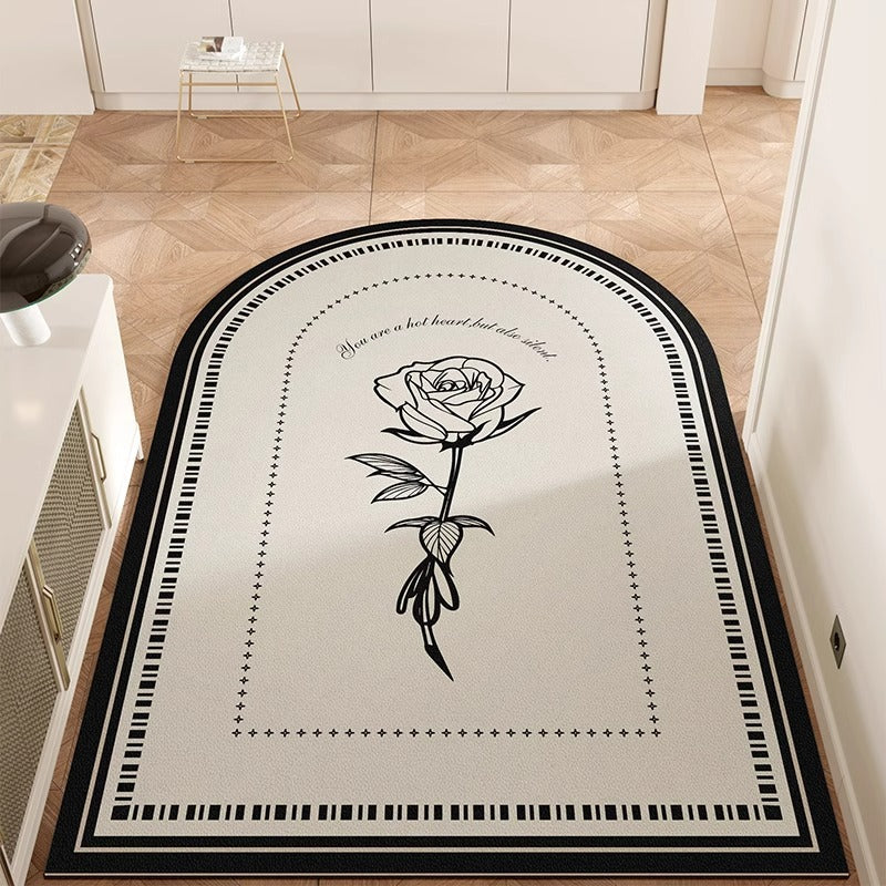 High-end doormat for entryway, home anti-slip floor mat,  new style, minimalist modern luxury, no-wash
