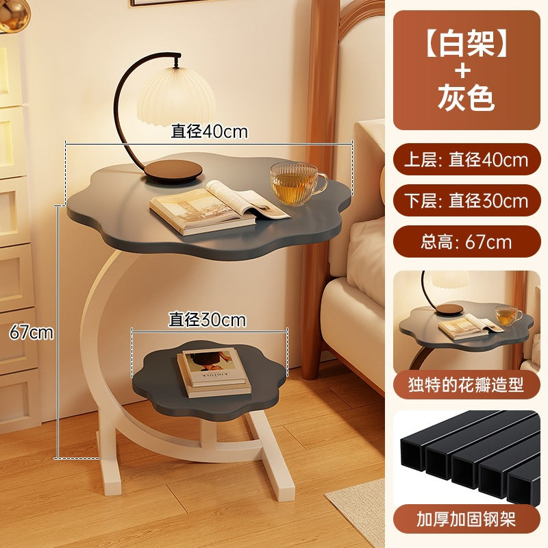 Simple bedroom bedside cabinet solid wood for home storage rack bedroom bedside cabinet replacement living room small side table assembly