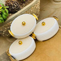 Food warmer containerexport2l-2.5l-3l3pcs egg-shaped high-legged insulated lunch box