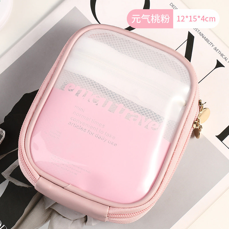 Portable makeup small cosmetic bag women's portable new mini lipstick cosmetic storage bag bag small bag travel