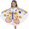 New arrival: girls' summer chiffon sleeveless sundress - trendy rainbow print princess dress for export