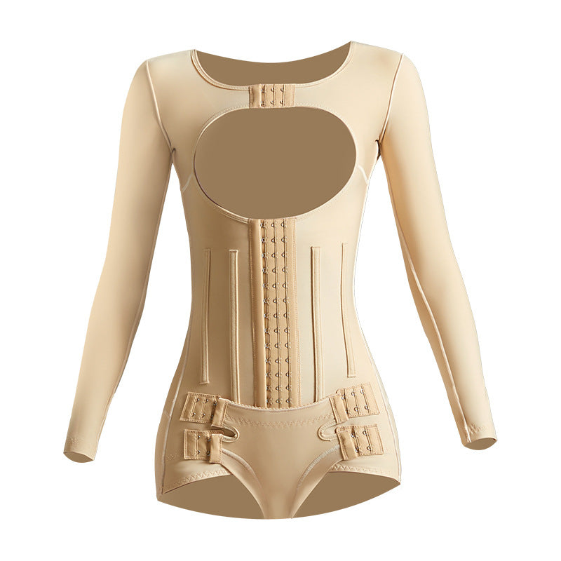 Phase 1 6-bone waist, abdomen and arm liposuction postoperative body shaping garment, chest binding, accessory breast ring suction, body shaping, pressure gathering and body shaping