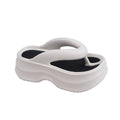 New eva platform flip-flops for women - summer outdoor wear, beach-friendly, fashionable, non-slip, soft sole sandals
