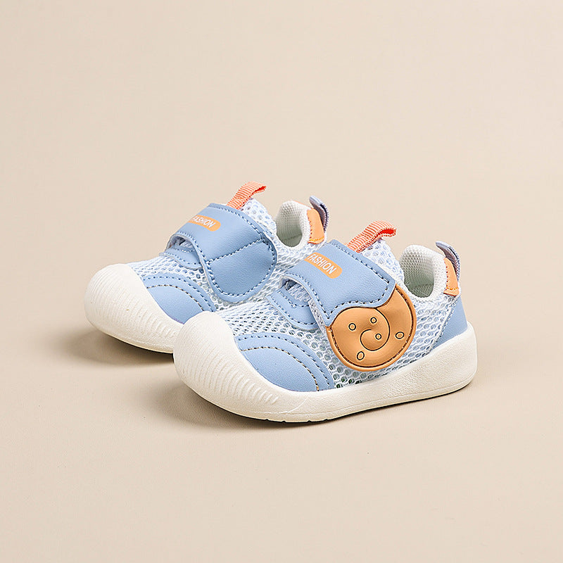 Baby spring/summer soft-soled prewalker shoes - functional infant & toddler shoes - soft-soled, breathable mesh shoes for boys & girls