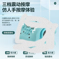 Multifunctional massage pillow - portable, car & home use - electric kneading neck massager with ems, heat compression, and pulse therapy for neck and shoulder relief