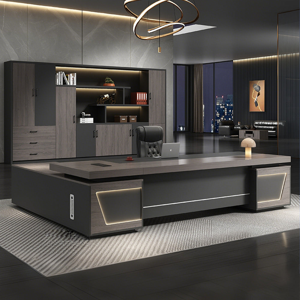 Saint li new chinoiserie executive desk elegant president desk boss desk modern casual office furniture manager desk and chair