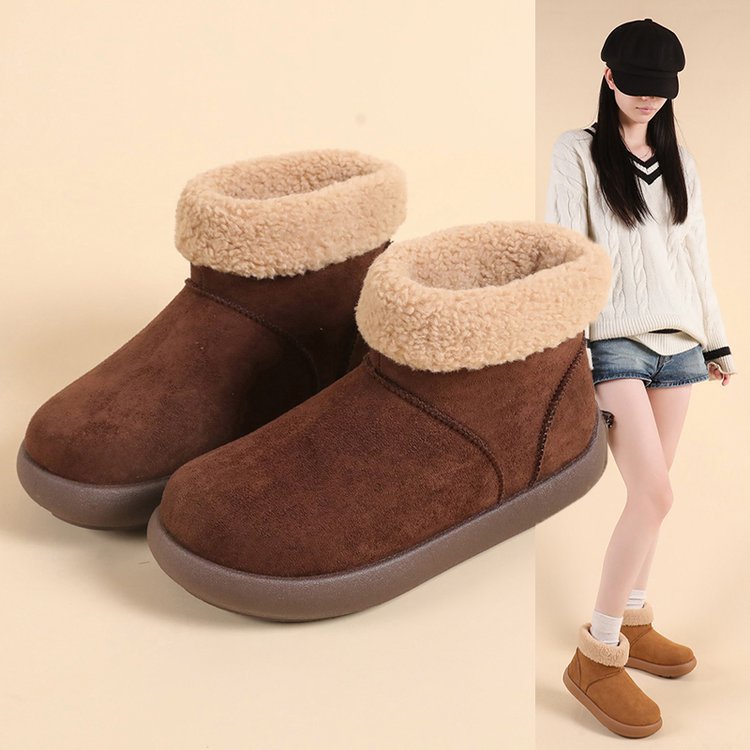 fall/winter new arrivals: plus size warm snow boots for cross-border e-commerce. sizes 36-41 available. wholesale options available. dropshipping to  and