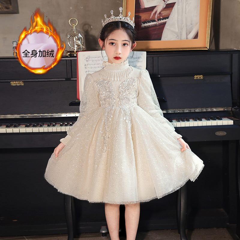 Amazon girls' dresses: european and american style, new autumn/winter  collection, children's princess dresses, perfect for piano recitals