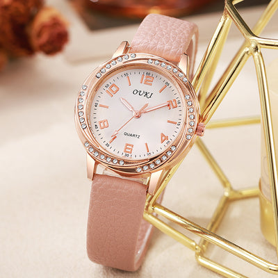 New fashion women's quartz watch - student casual decorative watch with rhinestone case - ladies' watch wholesale