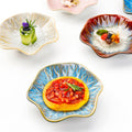 Japanese retro dipping sauce dish ceramic seasoning dish home restaurant stylish high-value seasoning snack dish cold dish plate