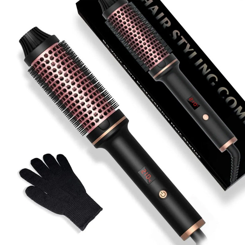 Cross-border  curling iron, high cranial top fluffy curling comb, negative ion anti-scalding large waves do not hurt hair curling iron