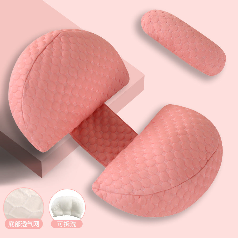 Pregnancy pillow - multi-functional support for side sleepers: u-shaped pillow for back, waist, and belly support - perfect for relaxation and comfort