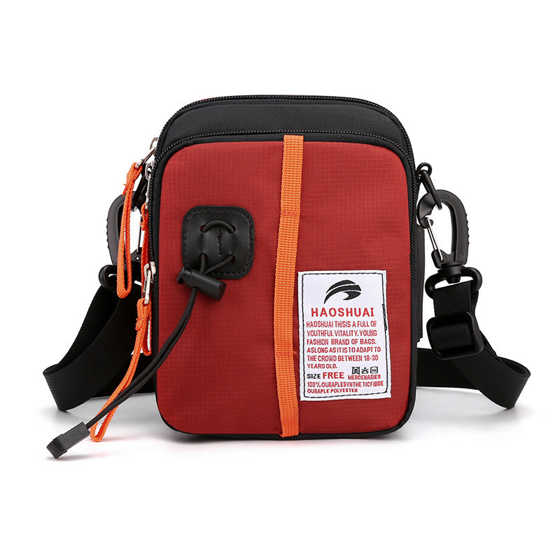 New trendy men and women shoulder bag casual fashion messenger bag multi-functional outdoor small bag sports travel bag