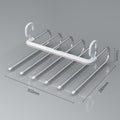 Foldable pants rack - multi-layer, multi-functional pants hanger for home use - no-trace, non-slip pants organizer - the ultimate pants storage solution
