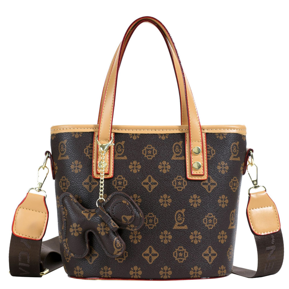 2025 new cross-border women's bag: premium bucket bag, fashionable ladies' versatile tote, printed shoulder & crossbody bag