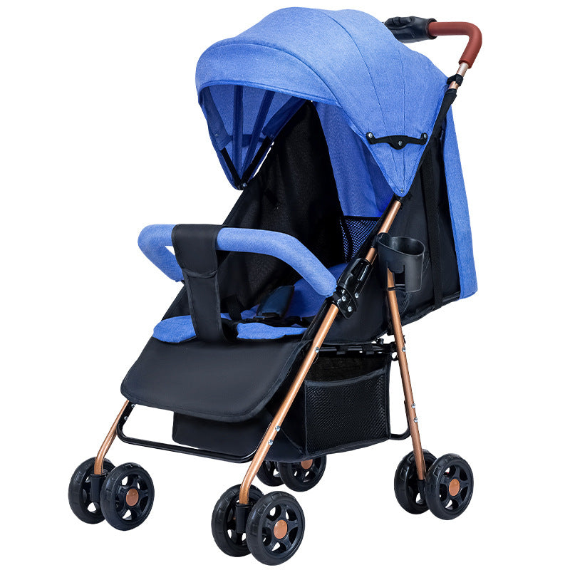 Baby stroller - convertible, reclining, foldable, lightweight - perfect for outings